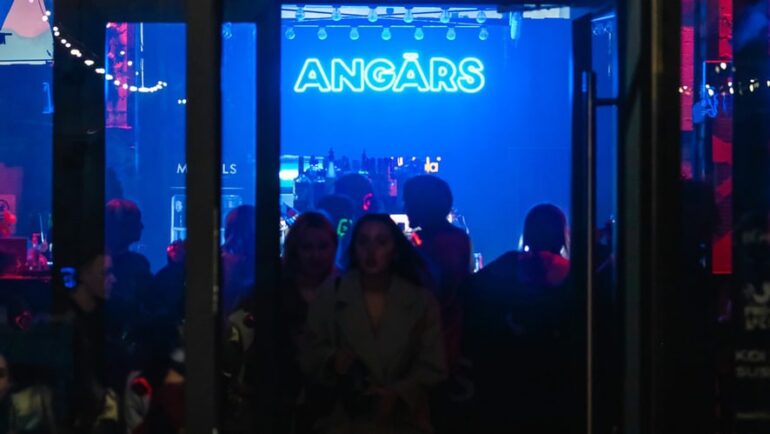 angars-bar-riga entrance photo
