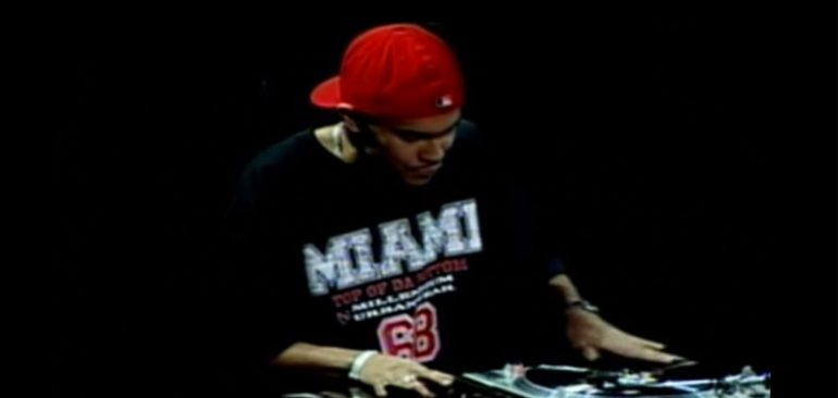 DJ Craze performing at 1999 DMC world DJ championships