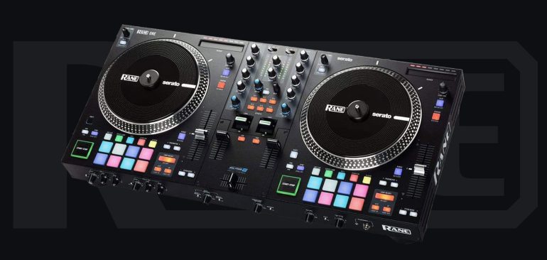 RANE SYSTEM ONE DJ system with motorised vinyl-style platters